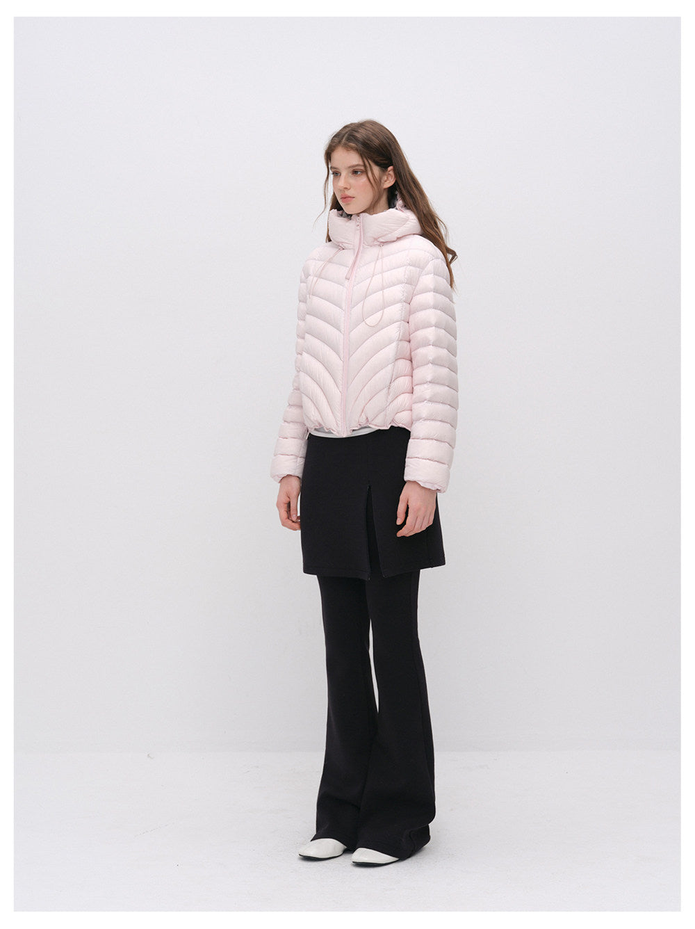 Layered Skirt Flare Pants