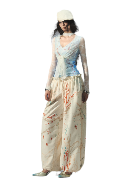 Cardigan aderente con pannelli in pizzo