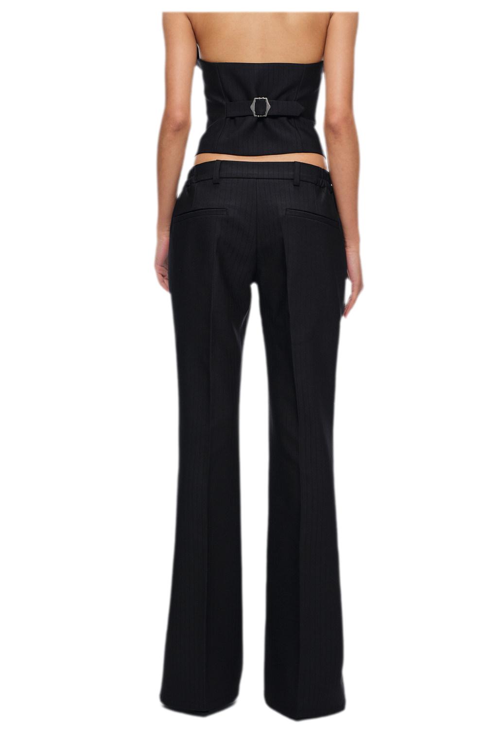 Pinstripe Halter Tailored Set