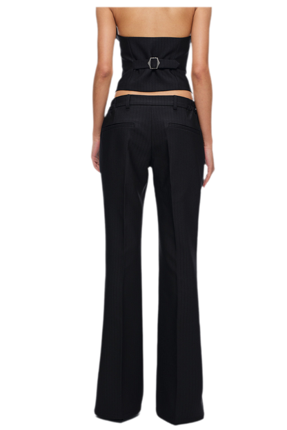 Pinstripe Halter Tailored Set