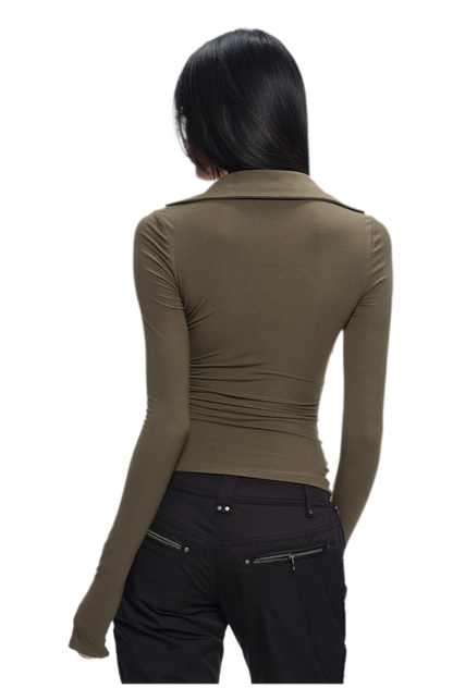 Twisted Knot Slim-Fit Top