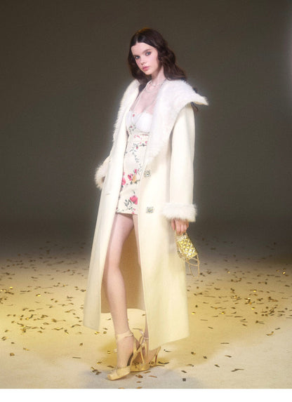 Double-Faced Wool Long Coat