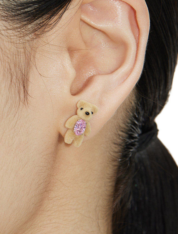 Mini Teddy Bear Earrings