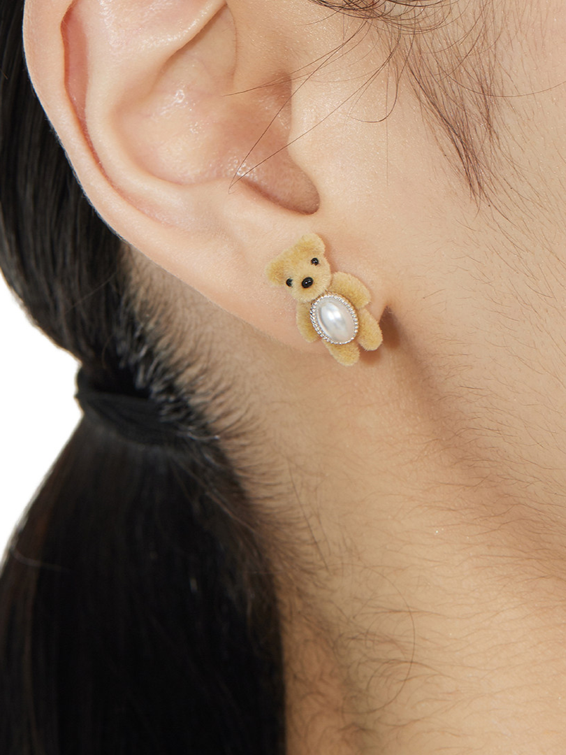 Mini Teddy Bear Earrings