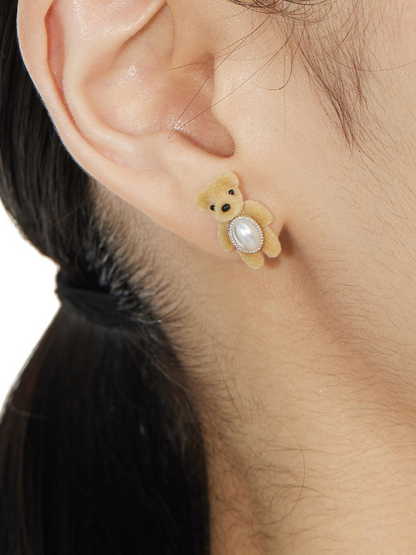 Mini Teddy Bear Earrings