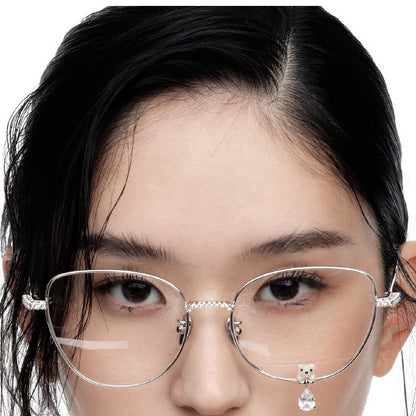 Jeweled Charm Statement Eyewear