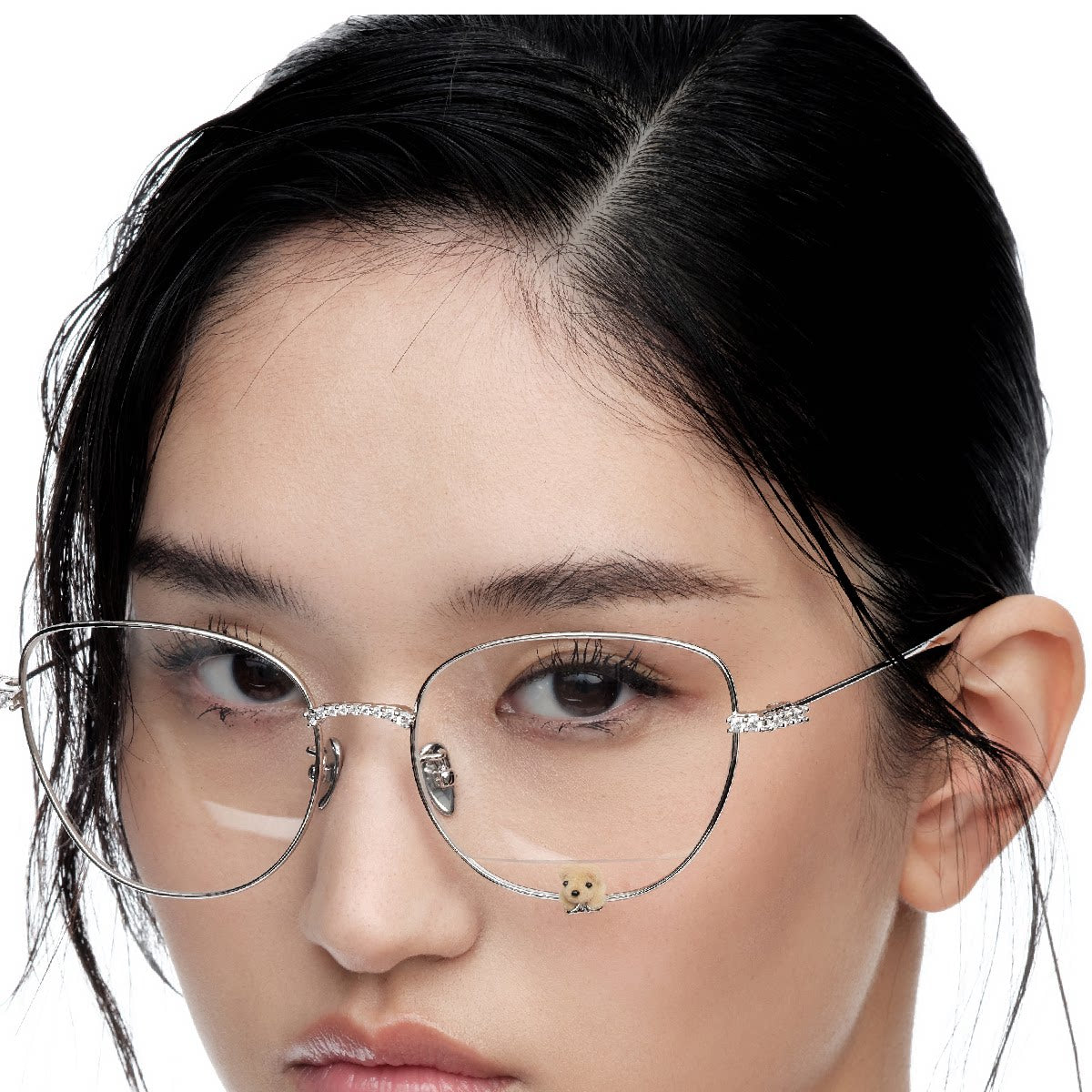 Jeweled Charm Statement Eyewear