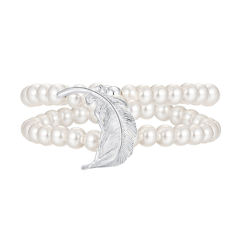 Feather Double Layer Bracelet