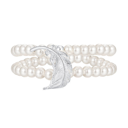 Feather Double Layer Bracelet
