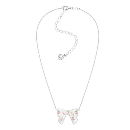 Ceramic Double-Sided Bow Necklace