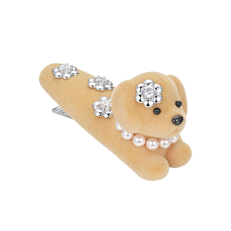 3D Velvet Decorative Hair Clip