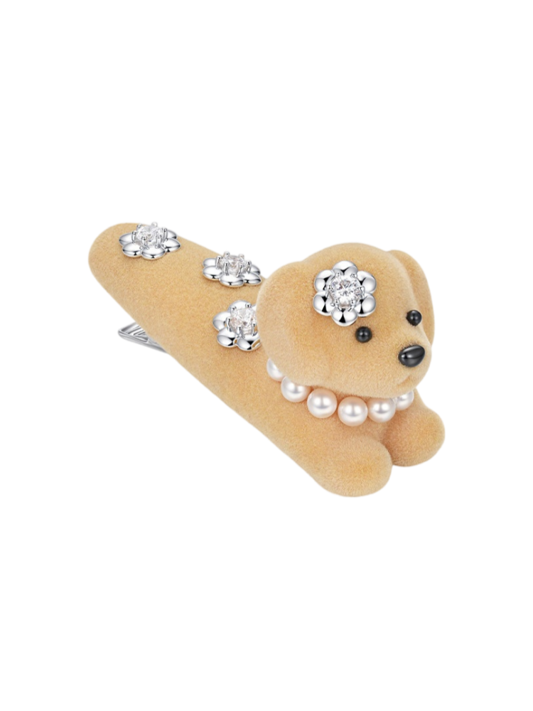 3D Velvet Decorative Hair Clip