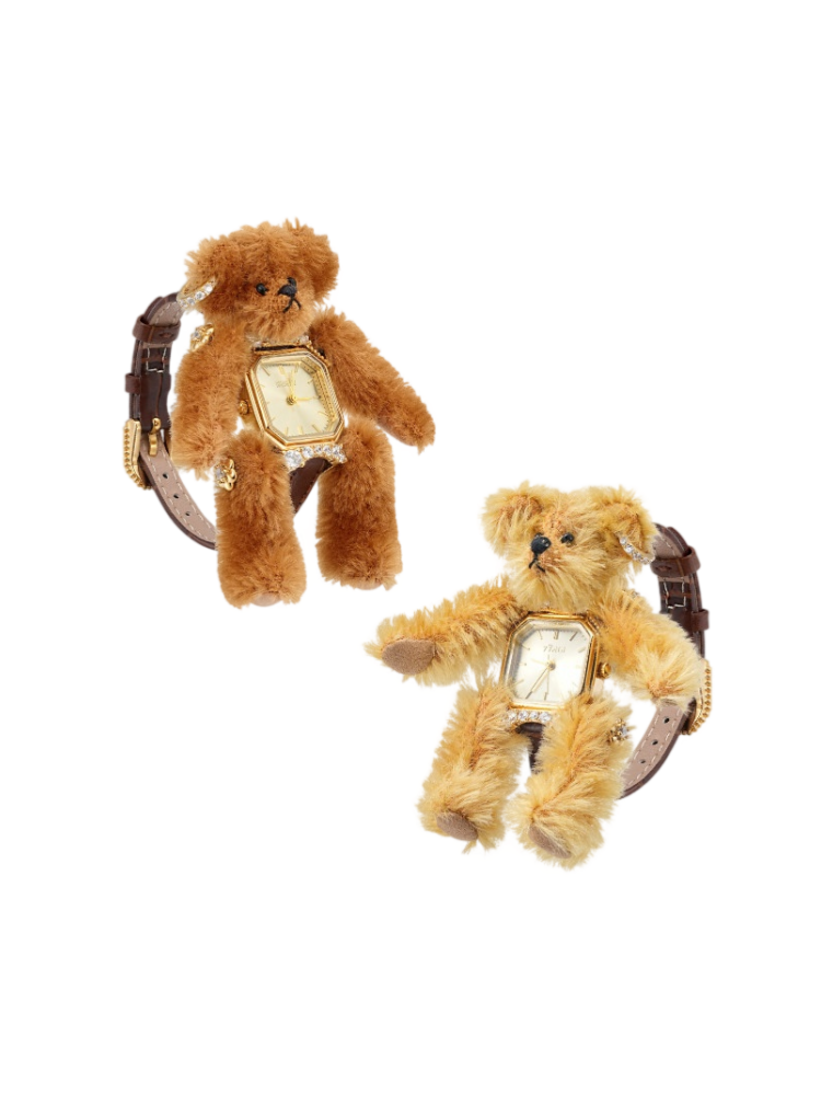 Plush Teddy Bear Watch Bracelet