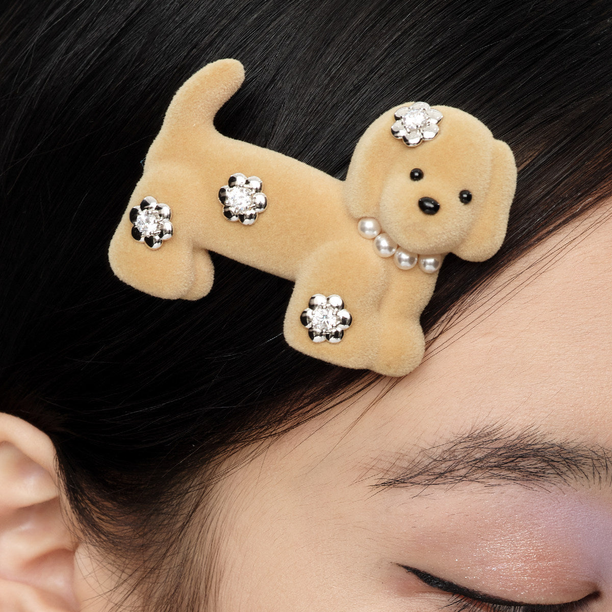Plush Animal Hair Clip