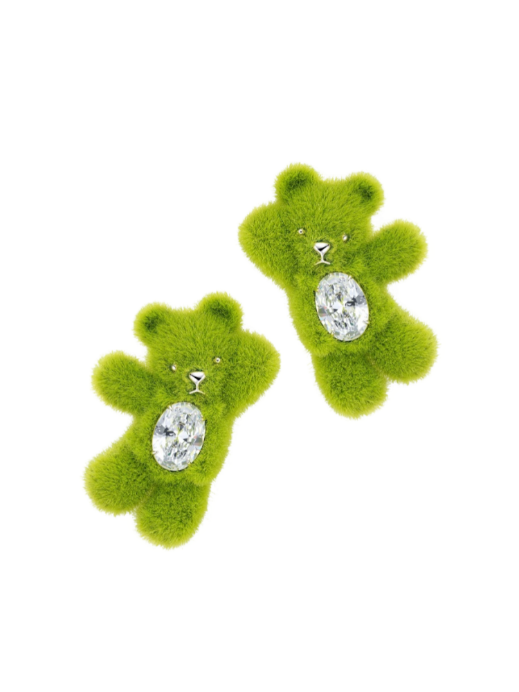 グリーンベア ジェム ヘアクリップ