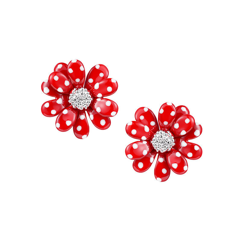 Daisy Flower Stud Earrings