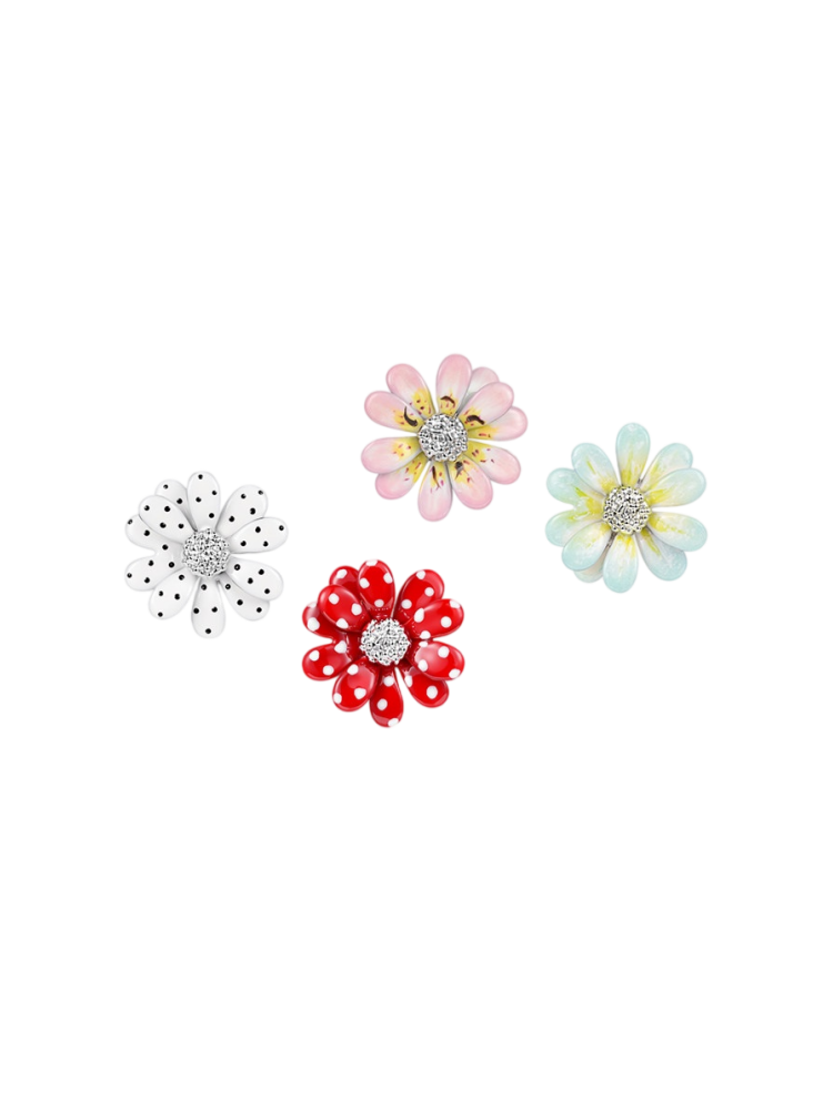 Daisy Flower Stud Earrings