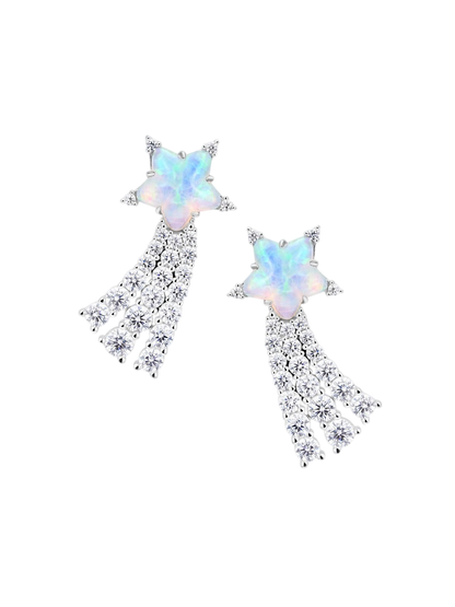 Crystal Star Stud Earrings