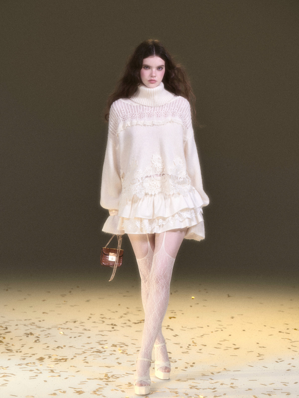 Mohair Lace Knit Set