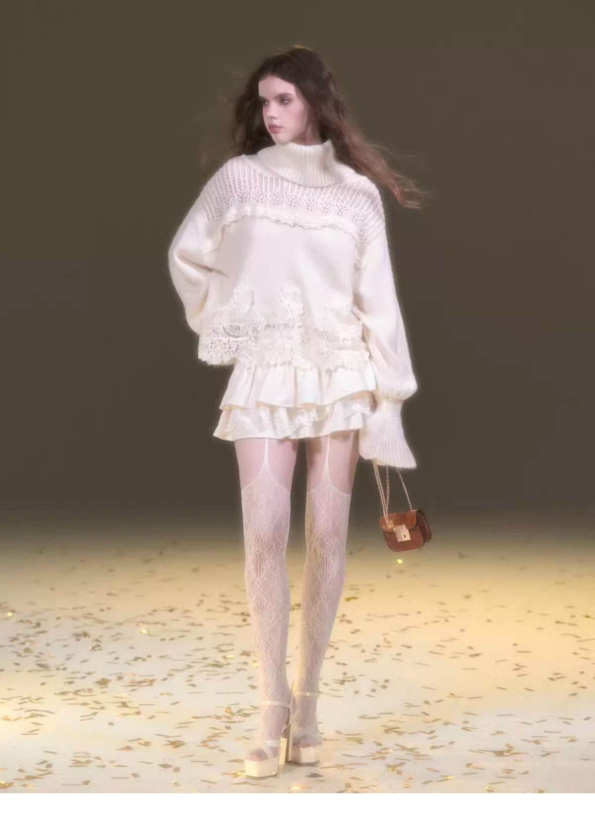 Mohair Lace Knit Set