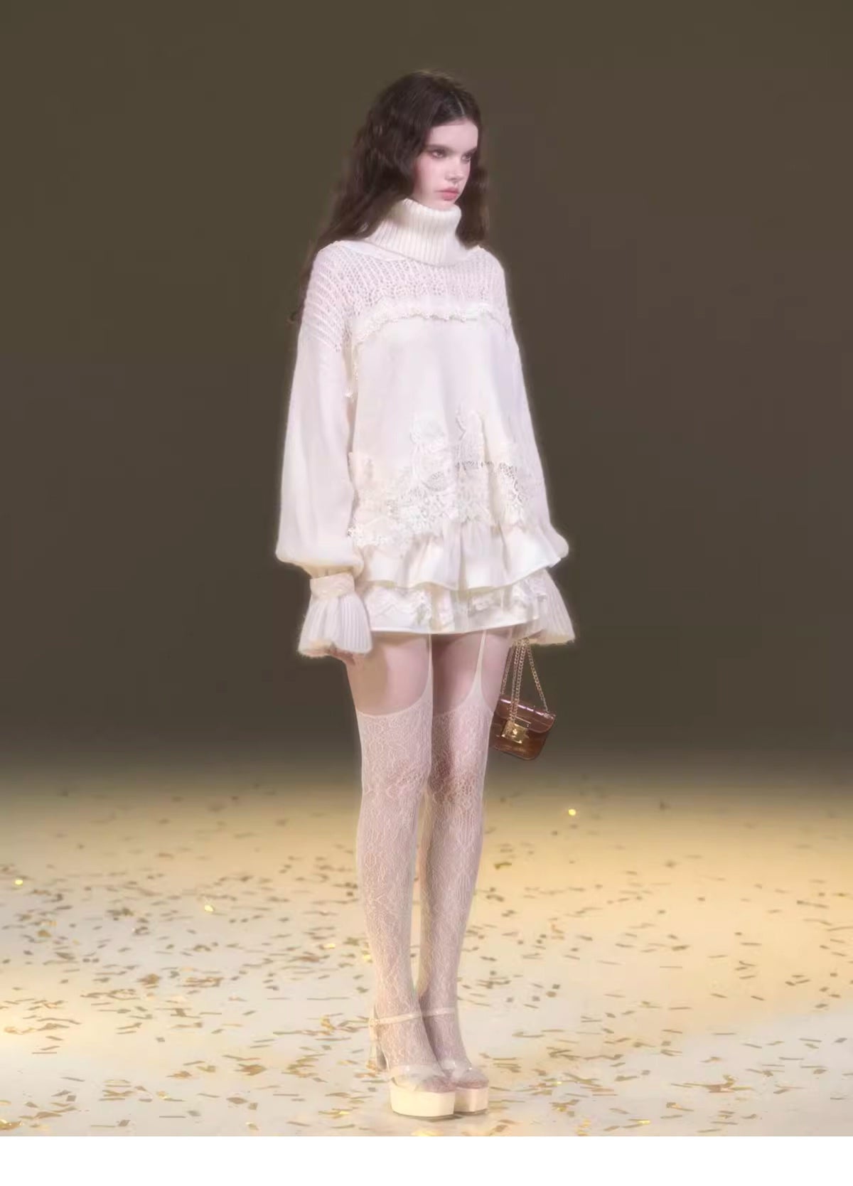 Mohair Lace Knit Set