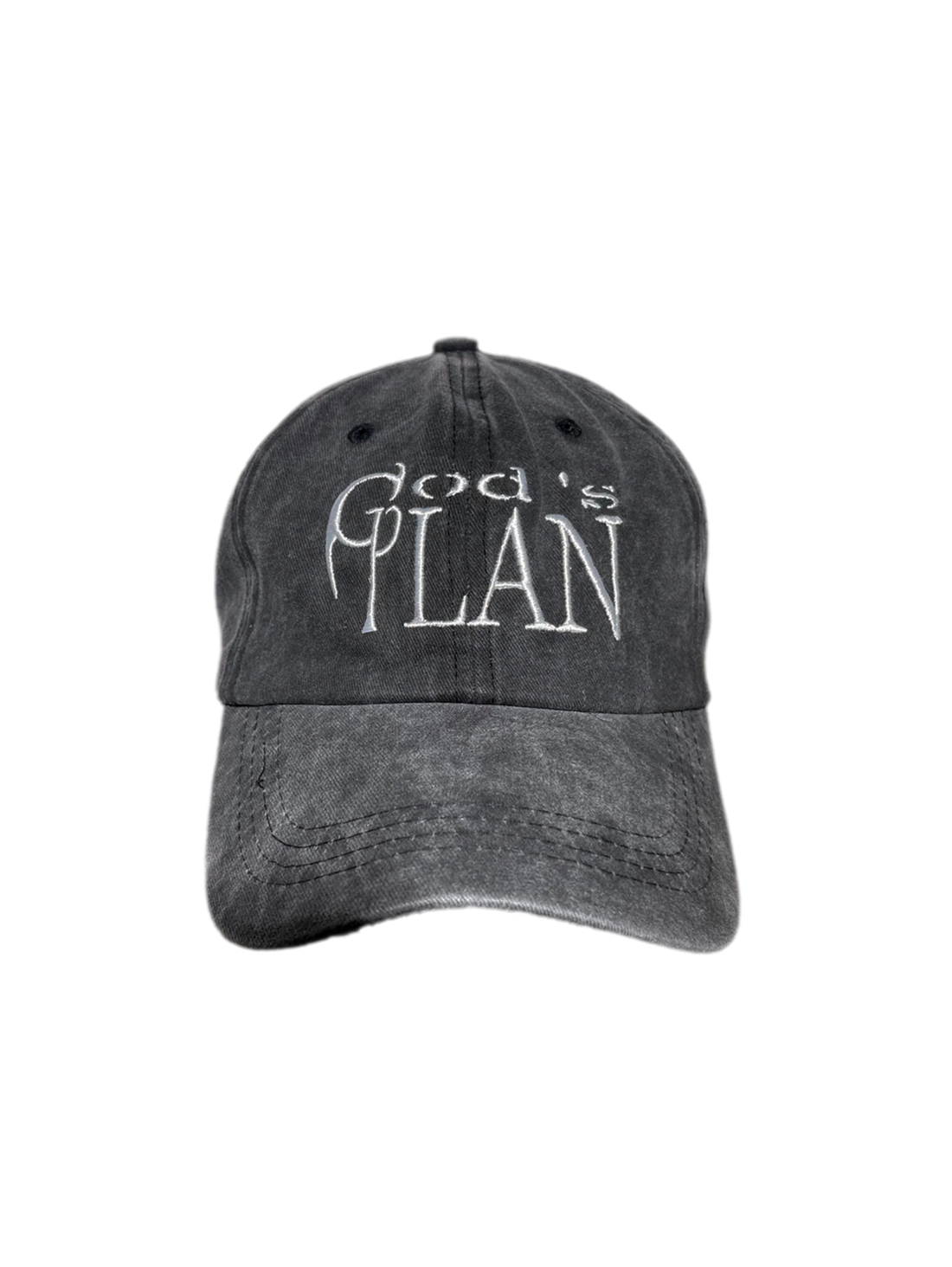 Washed Distressed Denim Cap