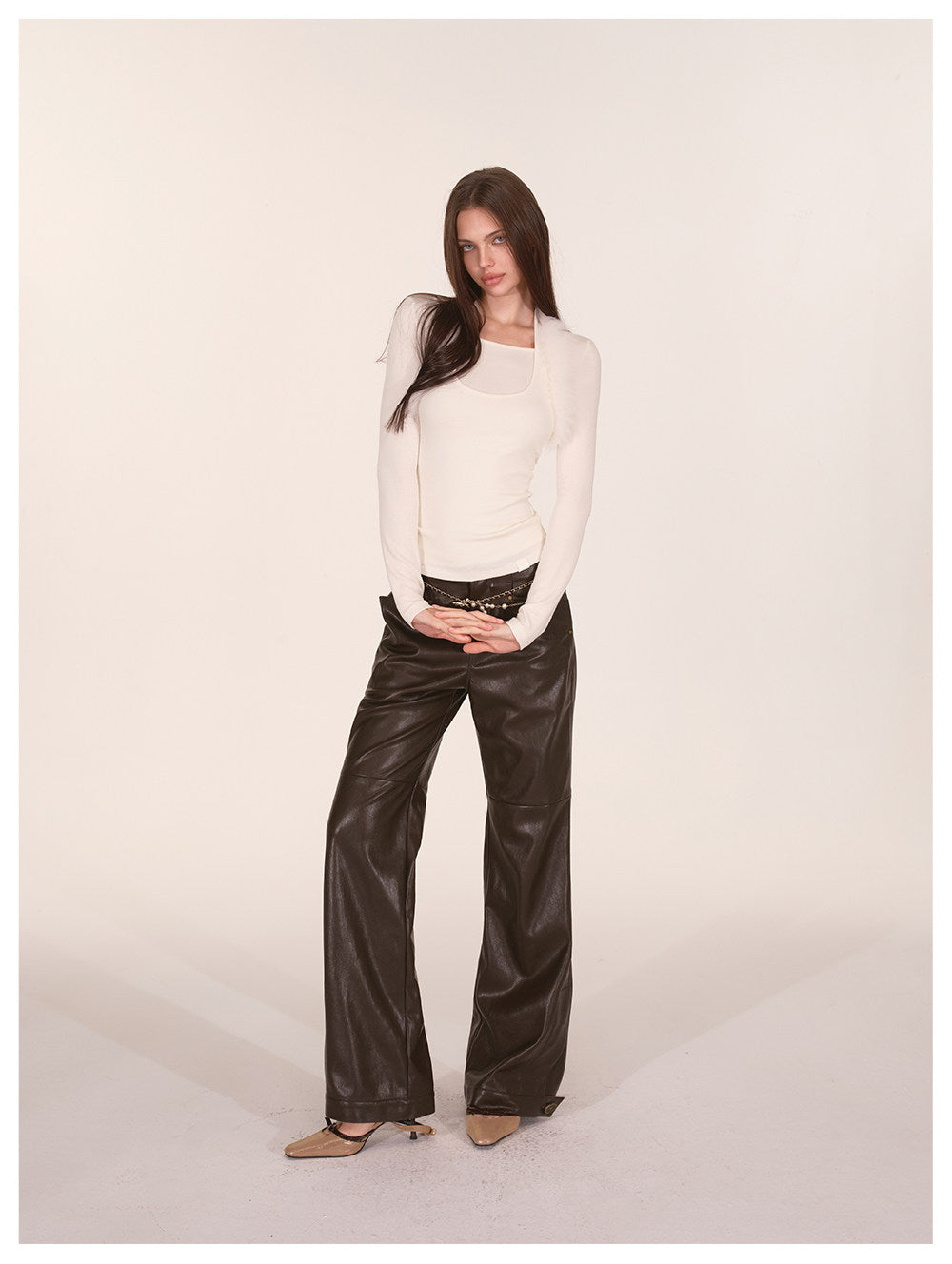 Fox Fur Layered Halter Top