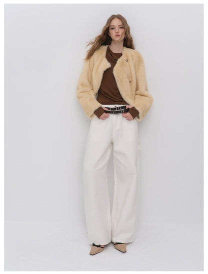 High-Density Faux Fur Jacket