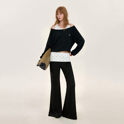 Polka Dot Asymmetrical Layered Set
