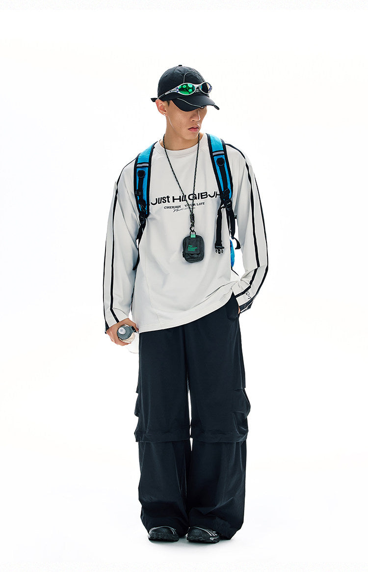 Colorblock Quick-Dry Long-Sleeve T-Shirt