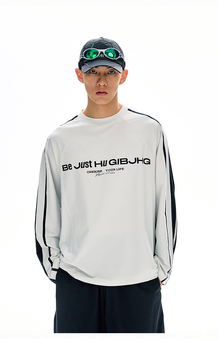 Colorblock Quick-Dry Long-Sleeve T-Shirt