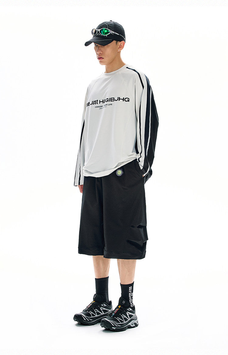 Colorblock Quick-Dry Long-Sleeve T-Shirt