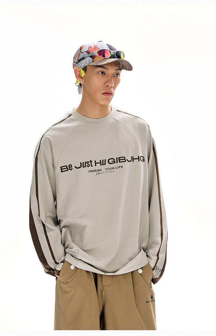 Colorblock Quick-Dry Long-Sleeve T-Shirt