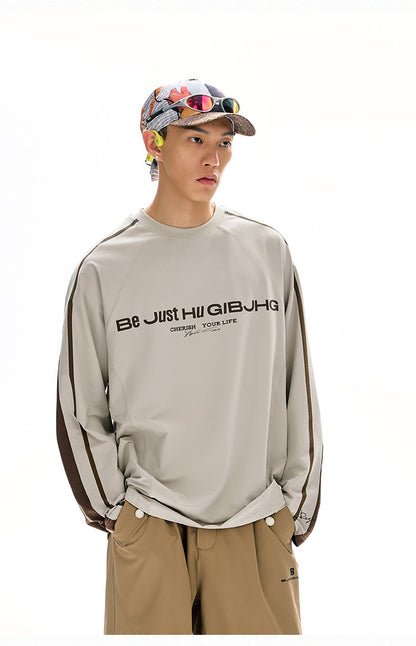 Colorblock Quick-Dry Long-Sleeve T-Shirt