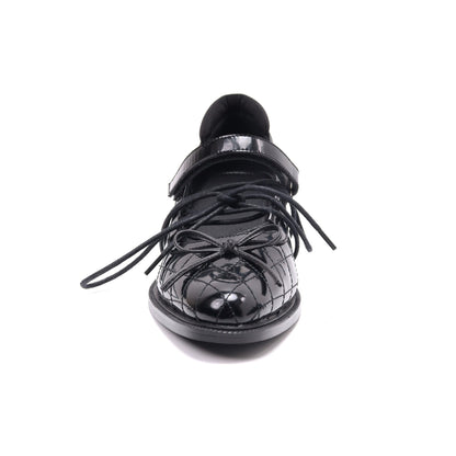 Zapatos Mary Jane acolchados con cordones