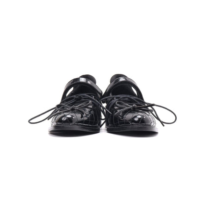 Zapatos Mary Jane acolchados con cordones