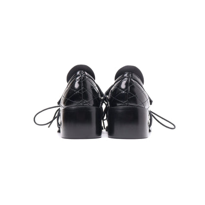 Zapatos Mary Jane acolchados con cordones