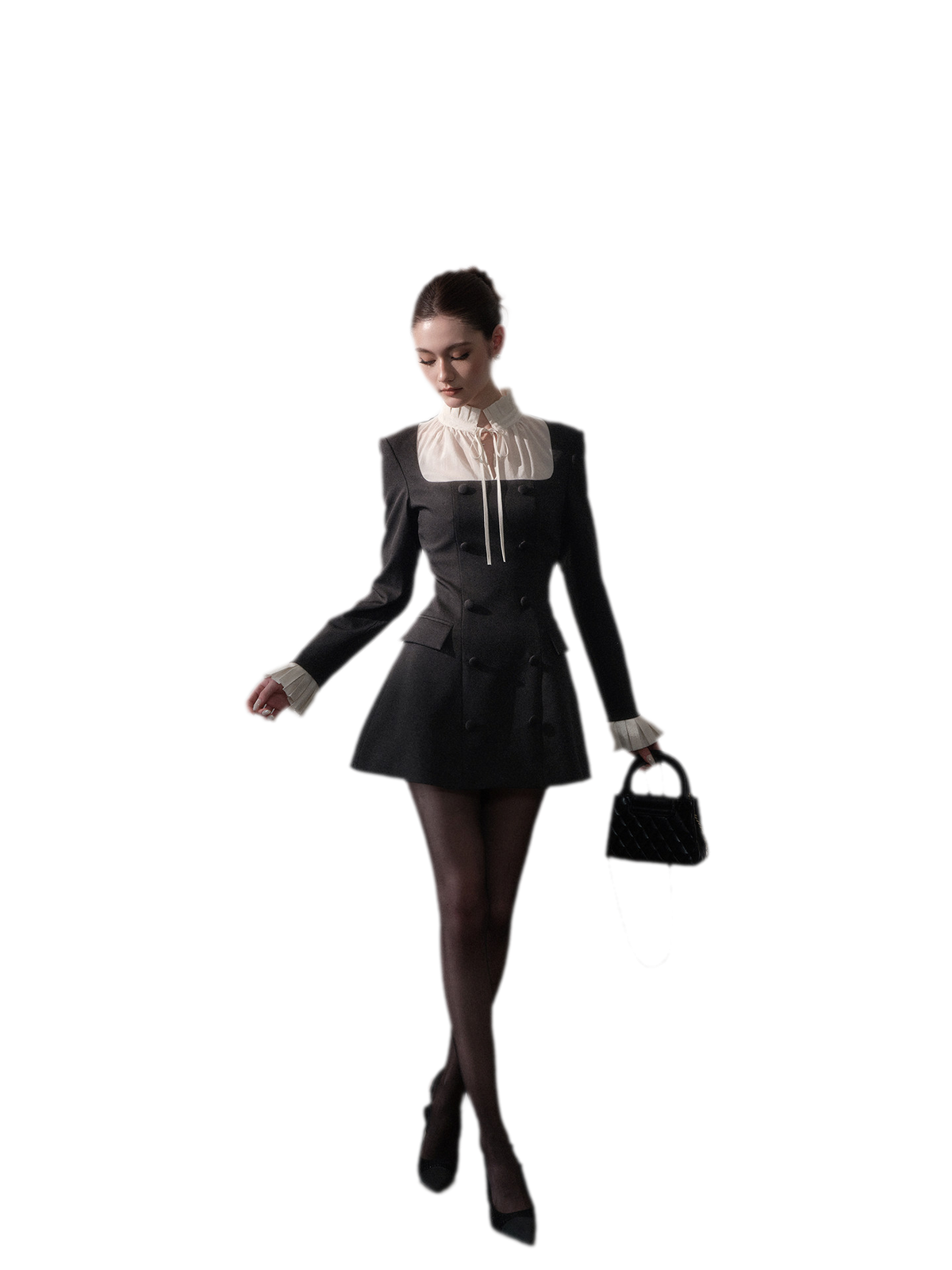 Tailored Hepburn Suit Dress