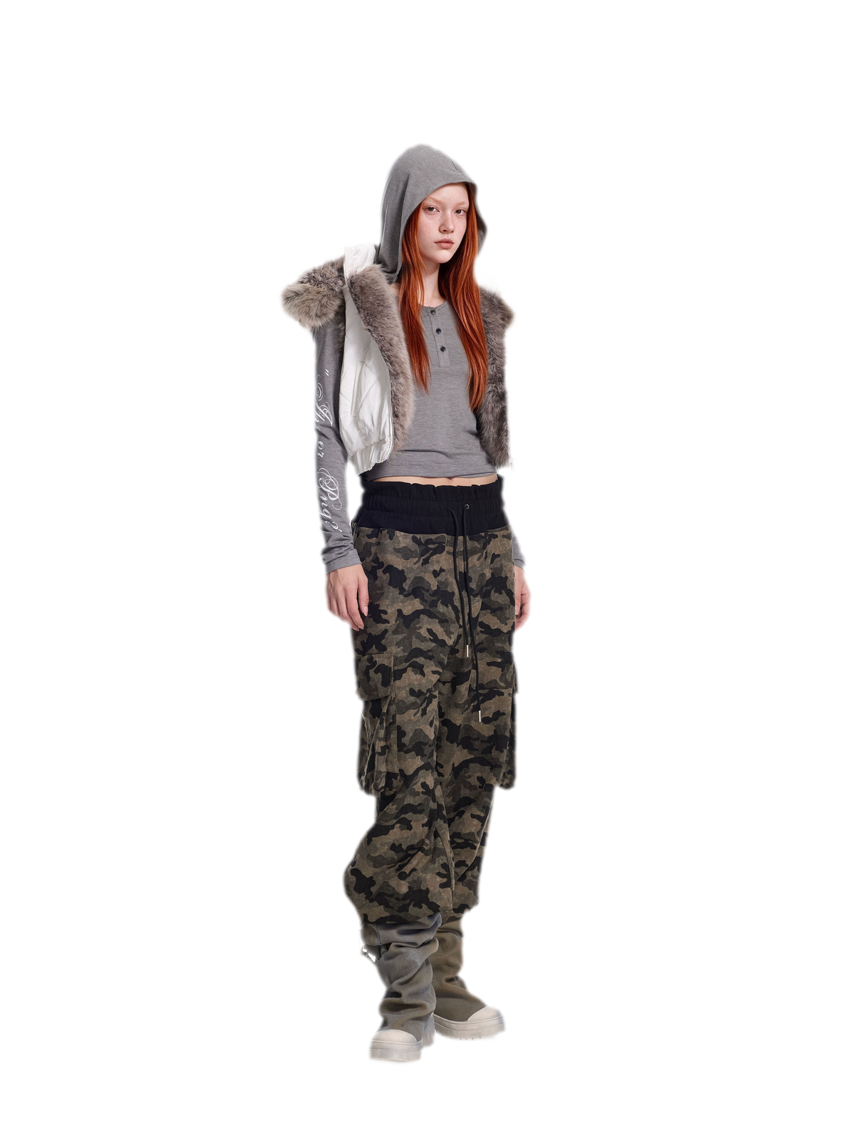 Reversible Quilted Fur Vest