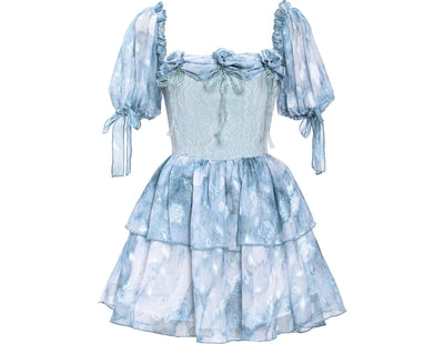 Puff Sleeve Dress / S
