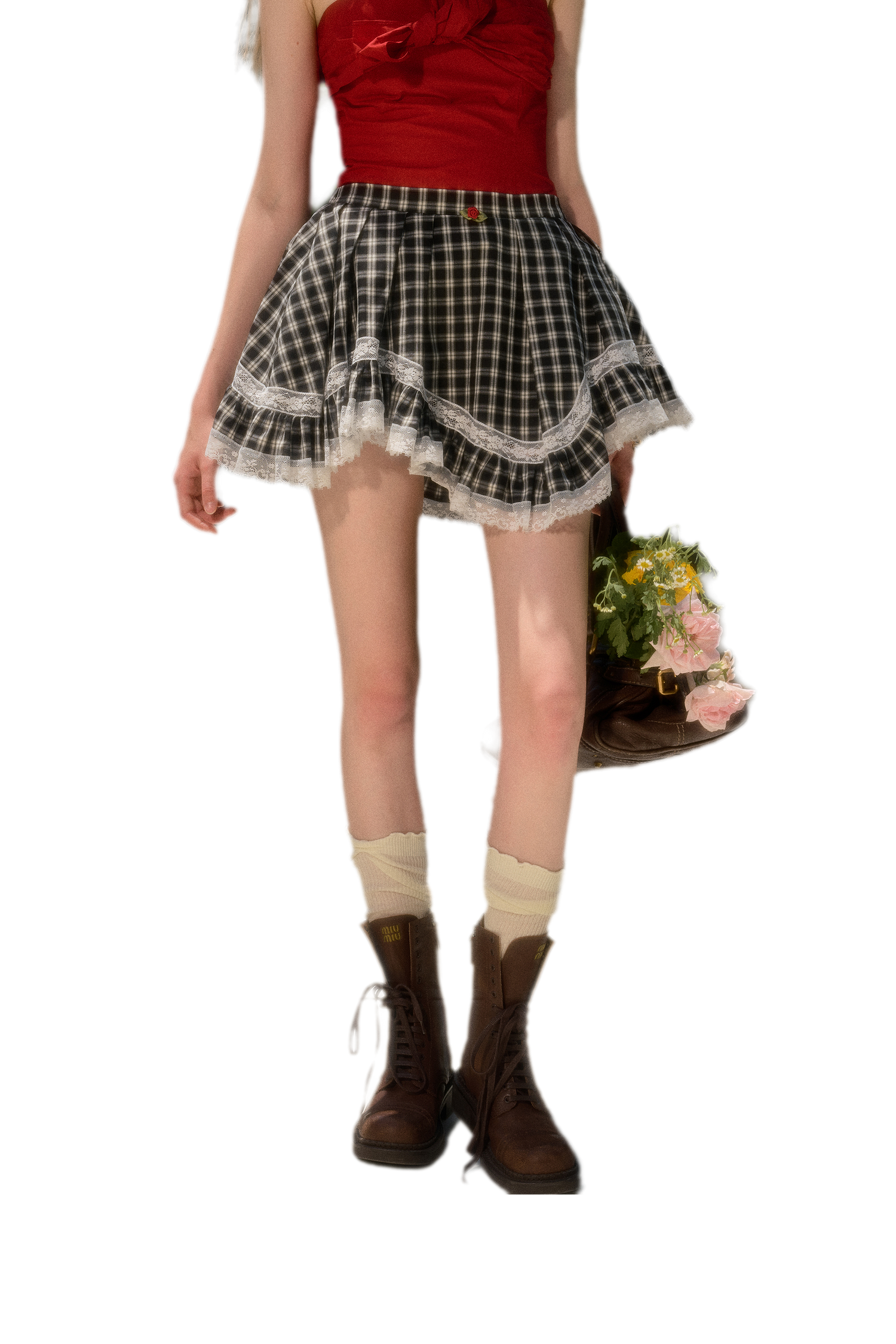 Field Gingham Mini Dress