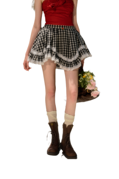 Field Gingham Mini Dress