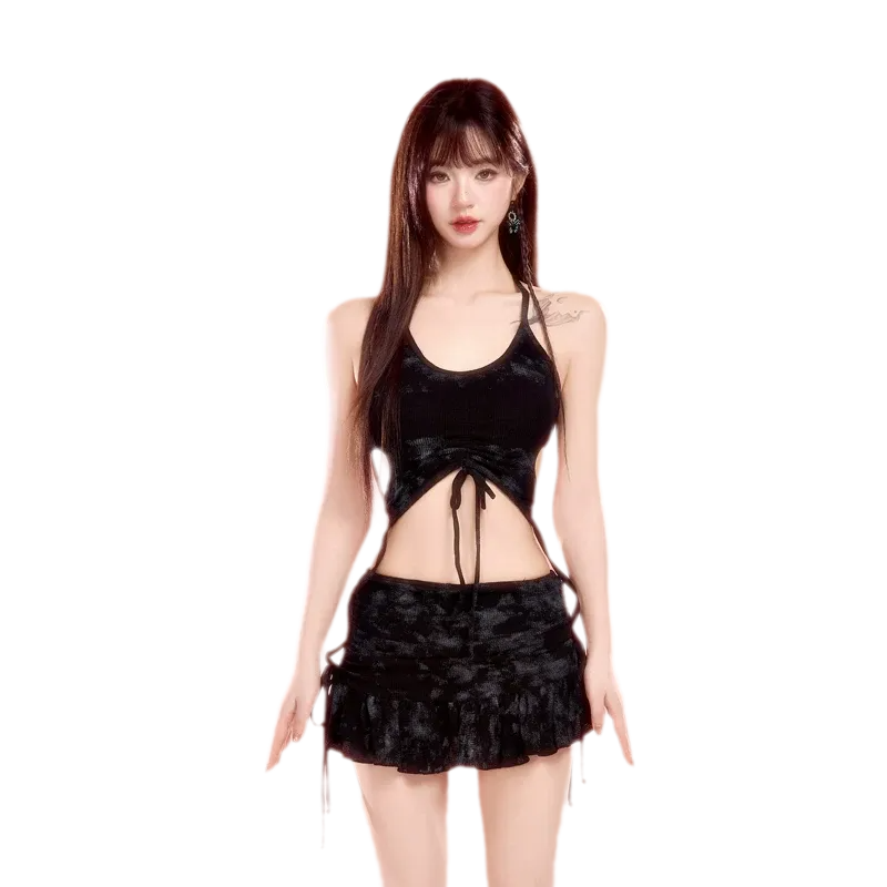 Skirt Shorts Bikini Set