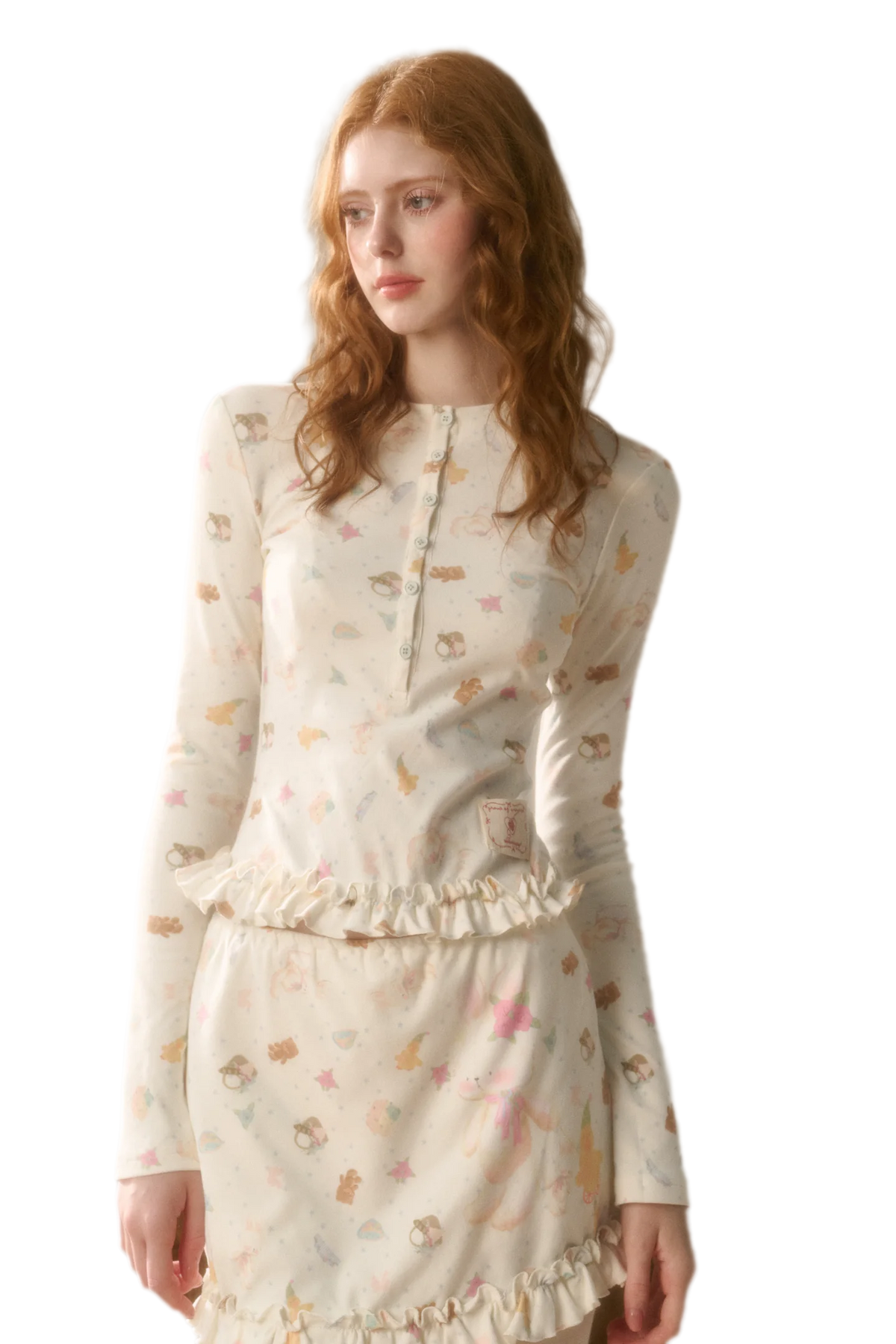 Printed Layered Cake Skirt — Load image 37 in gallery view