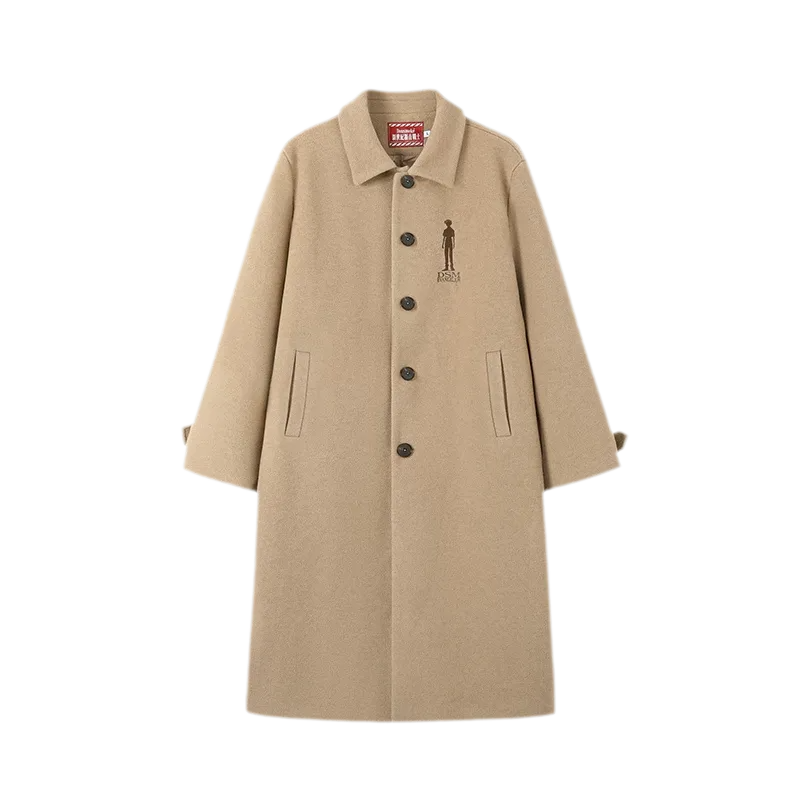 Embroidered Tailored Long Coat