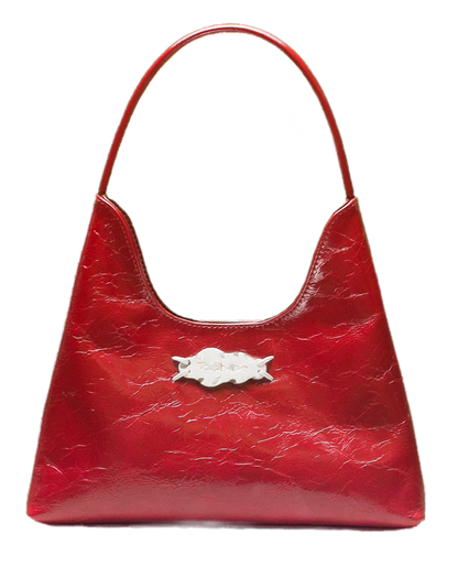 Textured Hobo Candy Applique Bag