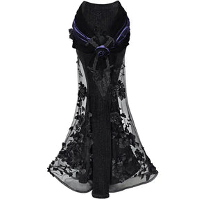 Beaded Embroidered Mermaid Skirt / S
