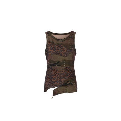 Camouflage Leopard Print / SMALL