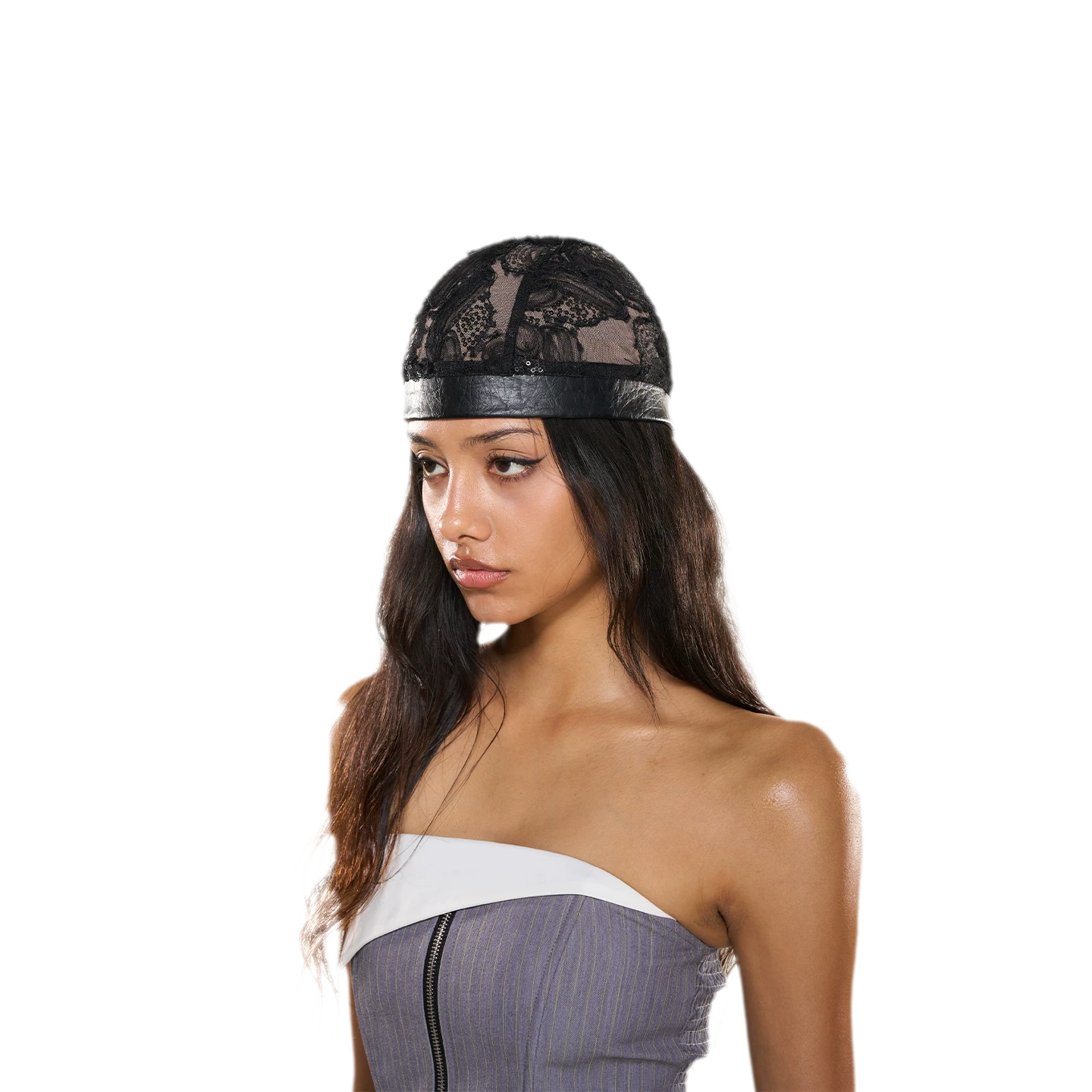 Embroidered Organza Headband