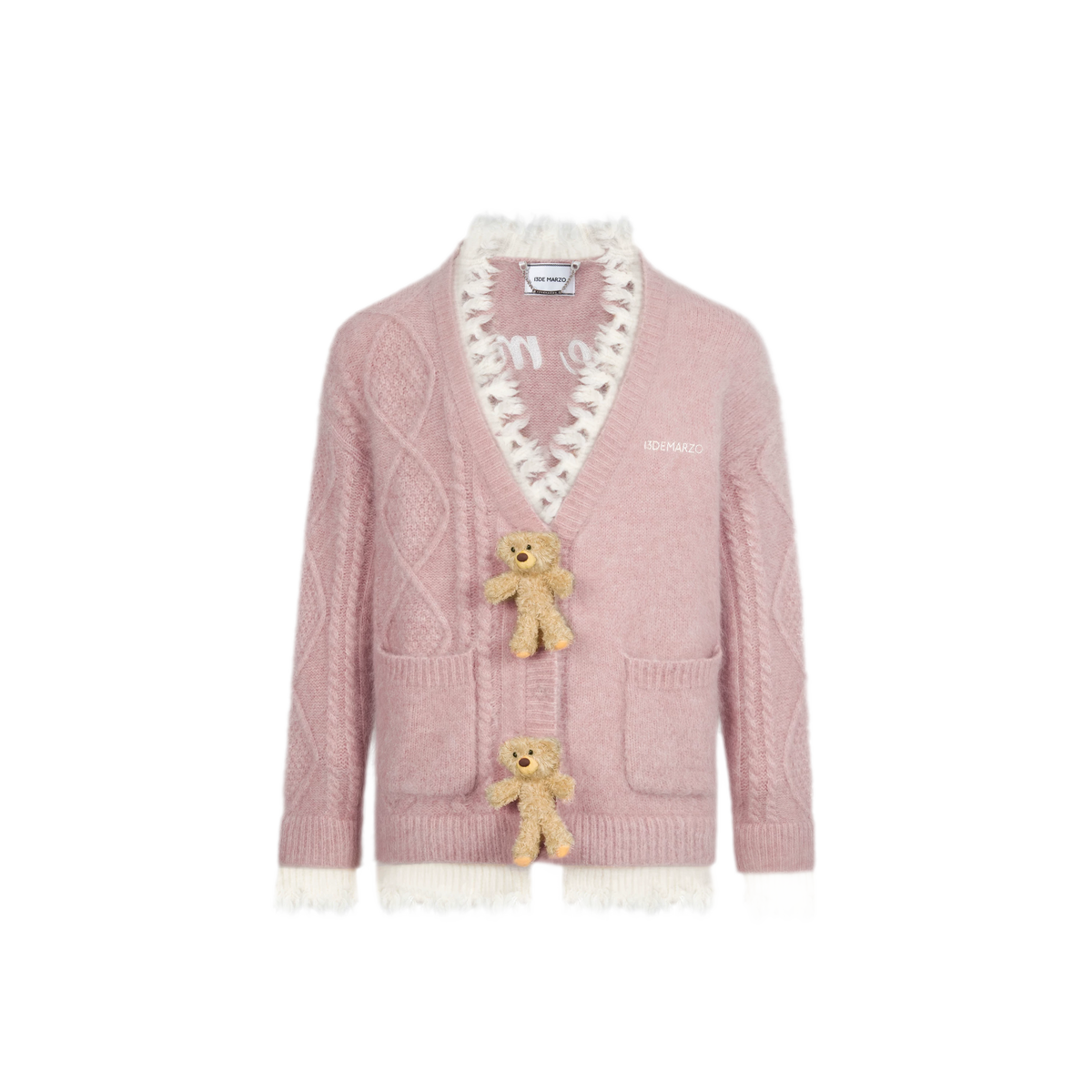 Áo cardigan gấu oversized lông xù